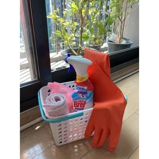 ถุงมือแม่บ้านOK สีส้ม เบอร์L (12คู่) RUBBER GLOVES