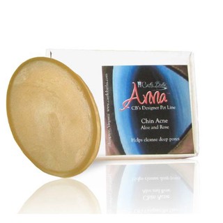 สบู่ขจัดสิวเสี้ยนที่คางแมว (Cat Chin Acne Soap Bar) ของ Anna Purrinlot แถมฟรี!! กล่องสบู่