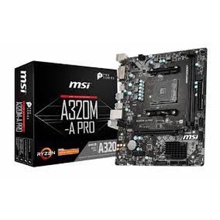 MAINBOARD (เมนบอร์ด) AM4 MSI A320M-A PROประกัน 3ปี