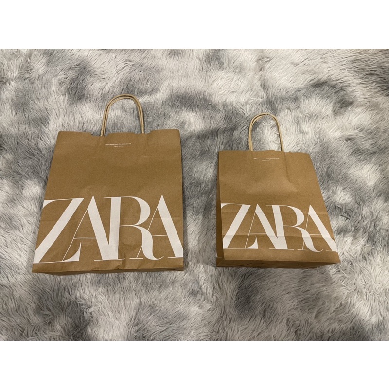 ZARA ถุงกระดาษ จาก shopแท้ 100%