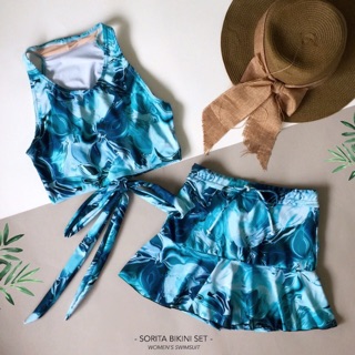 👙ชุดว่ายน้ำคุณภาพดีมาก ผ้าว่ายน้ำ100% กันUVแน่นอนค่ะ ‼️ของแท้‼️