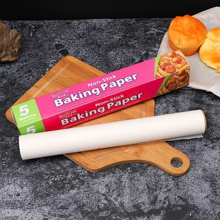 กระดาษรองพิมพ์ baking paper กระดาษรองอบ มี 2 ขนาด 5 เมตร กับ 10 เมตร food grade