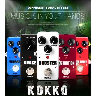 KOKKO FDS2 Distortionเอ็ฟเฟ็กต์กีตาร์ไฟฟ้าเหยียบการบิดเบือนแบบคลาสสิค 9V ไม่พร้อมอะแดปเตอร์ MINI Effects Pedal