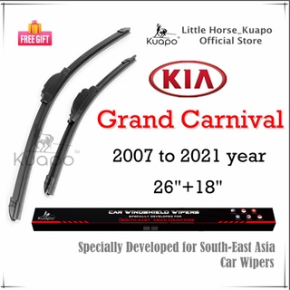 ที่ปัดน้ําฝน Kia Grand Carnival สําหรับ 2007 to 2021 ปี G KARNIVAL ที่ปัดน้ําฝนซิลิโคนรูปกล้วย