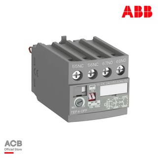 ABB : Contactor Relay - 1NO + 1NC, 3 A Contact Rating, AF Range รหัส TEF4-OFF 1SBN020114R1000 เอบีบี