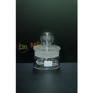 264.202 Weighting Bottle, Squat Form 40x30MM 50x35MM Weighting Bottle, Tall Form 25x50MM (GLASSCO)