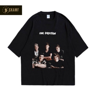 เสื้อยืดผ้าฝ้ายพิมพ์ลายขายดี เสื้อยืดแขนสั้น พิมพ์ลาย One DIRECTION BAND UNOFFICIAL สําหรับผู้ชาย และผู้หญิง