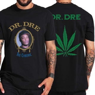 เสื้อผ้าผชเสื้อยืดแขนสั้นลําลอง ผ้าฝ้าย 100% พิมพ์ลายอัลบั้ม Dr Dre 90s The Chronic สไตล์ฮิปฮอป สําหรับผู้ชายS-5XL