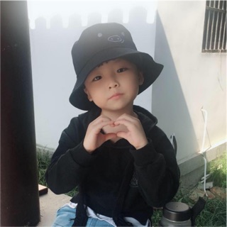 หมวกเด็ก สั่งปักชื่อ 👶🏼💛 kids bucket hat รุ่นมีสายรัด