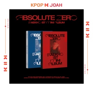 BAEKHO - 1st Mini Album [Absolute Zero] 2 version SET