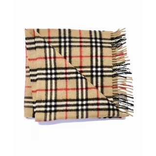 Burberry nova check cashmere scarf beige color