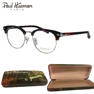 PAUL HUMAN (Housebrand Korea แท้100%) กรอบแว่นสายตา แบรนด์เนม Paris Design รุ่นกรอบครึ่ง ทรงกลมรี  รุ่น PHF-1080-2A