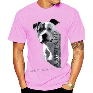 ขายดี เสื้อยืดลําลอง แขนสั้น พิมพ์ลาย Stafshire Terrier Amstaff 3 สไตล์วินเทจ คลาสิก อเมริกัน IOdoao46PGkmgo61