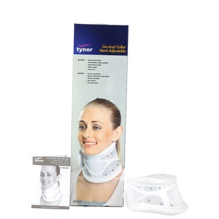 Tynor Cervical collar Hard Adjustable หมอนรองคอปรับได้ S M หรือ L บรรจุ 1 ชิ้น(B03)