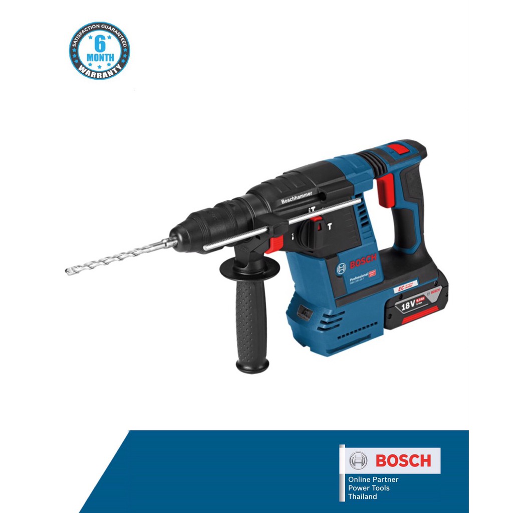 Bosch สว่านโรตารี่ไร้สายพร้อม SDS-plus บ๊อช GBH 18V-26 F Professional