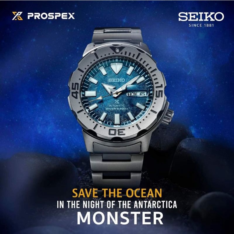SEIKO PROSPEX SAVE THE OCEAN GEN8ANTARCTICA MONSTER SRPH75K1
