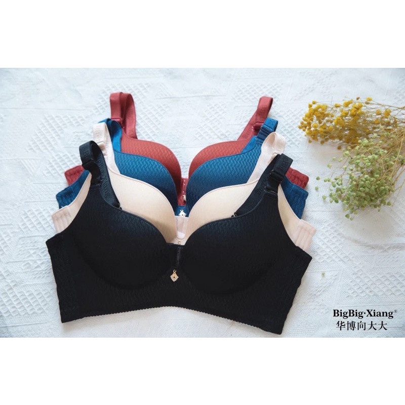 Wireless Push Up Bra+กางเกงชั้นใน+กางเกงชั้นในไร้สายแบบกางเกง