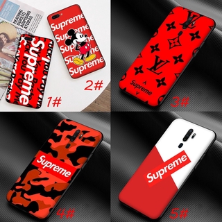 เคสโทรศัพท์มือถือพิมพ์ลาย Supreme สําหรับ Oppo A 3s A 5 A 9 Neo 9 A 37 A 39 A 5s A 7 A 52 A 59 A 72 A 77 A 83 A 92 A 1 K 2020