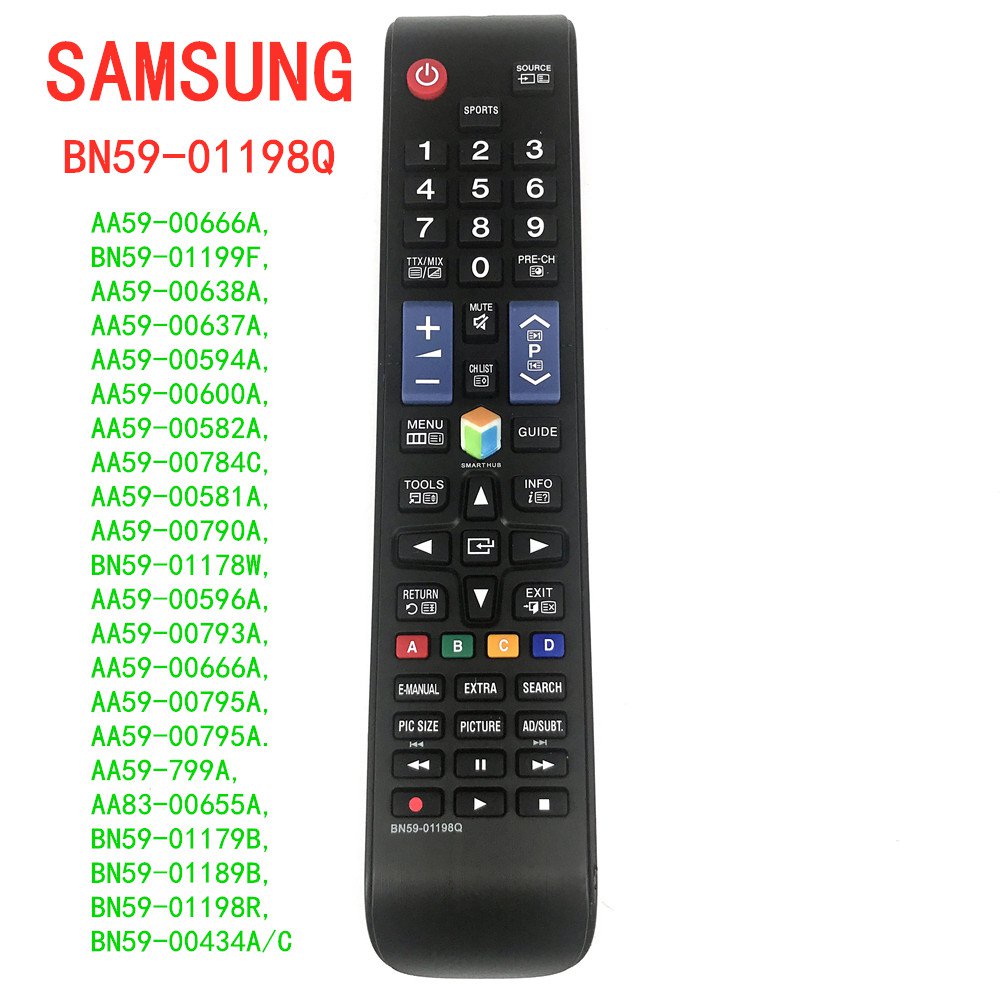 ใหม่รีโมทคอนโทรล BN59-01198Q สําหรับ SAMSUNG Universal SAM-918 LED LCD TV UA60JS7200W UA65JU6400W UA75JU6400WXXY Fernbedienung