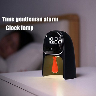 Time gentleman alarm clock lamp intelligent multi-functional timing bedroom bedside lamp