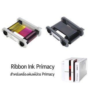 หมึกริบบอน Ribbon เครื่องพิมพ์ Primacy สำหรับพิมพ์บัตรพลาสติก