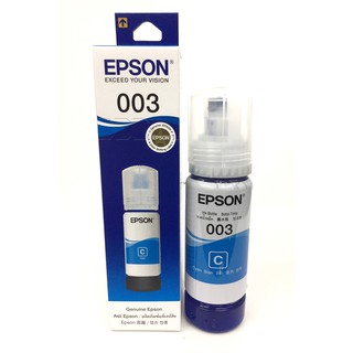 หมึกแท้ EPSON 003 CYAN สำหรับรุ่น  (L1110,L3100,L3101,L3110,L3150,L5190)