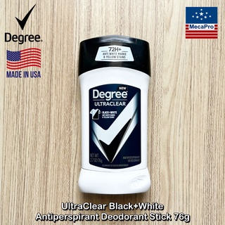 Degree® Men MotionSense UltraClear Black+White Antiperspirant DeodorantStick 76g โรลออนสติ๊ก ระงับกลิ่นกาย ลดเหงื่อ