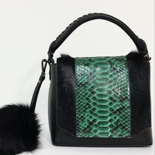 Xotique Doubleflap Bag Emerald Green