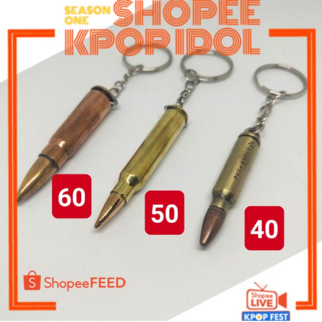 🔥พวงกุญแจปลอกกระสุน‼️ .22 / 5.56 / 7.62x39 / 7.62x54R [จำนวนจำกัดหมดแล้วหมดเลย]