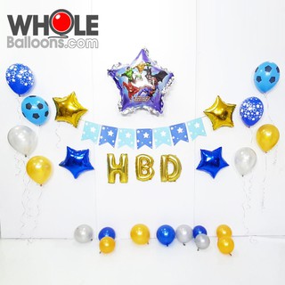 Wholeballoons - ลูกโป่ง DIY วันเกิด 08011 ลูกโป่งตกแต่งพร้อมจัดงานปาร์ตี้