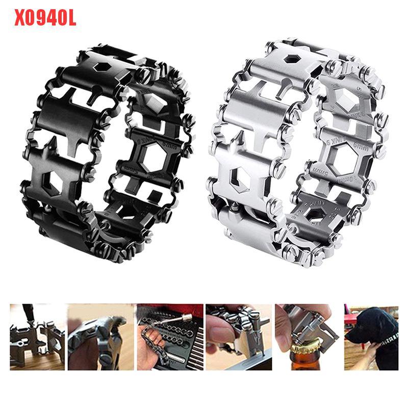 XO94OL 29 in 1 Multi Tool Bracelets Multifunction Repair Bracelet