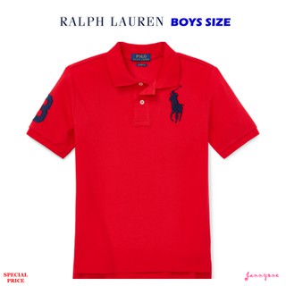 RALPH LAUREN COTTON MESH POLO SHIRT (BOYS SIZE 8-20 YEARS)