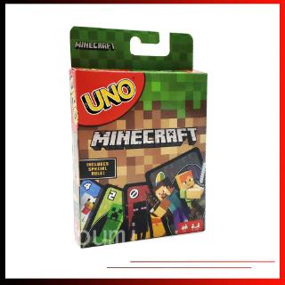 Uno Minecraft min การ์ดเกม uno ของเล่นสําหรับเด็ก