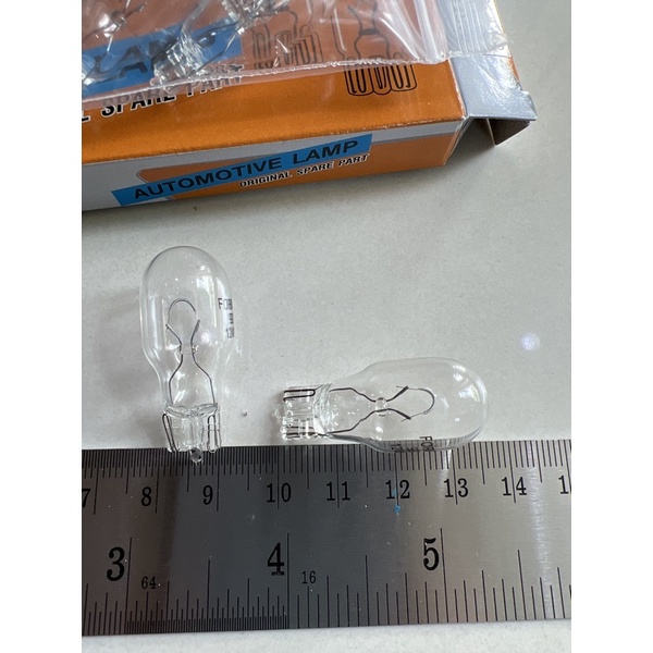 *เริ่ม 2 หลอด หลอดไฟ หลอดไฟรถยนต์ หลอดไฟเสียบกลาง T15 12V 15w ยี่ห้อ formula