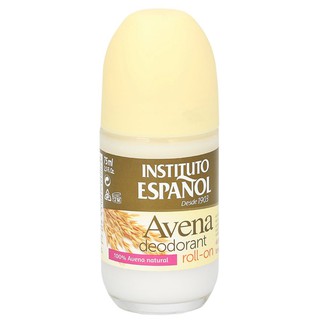 Instituto Espanol Avena กลิ่นข้าวโอ๊ต deodorant roll-on 75ml.โรออนระงับกลิ่นกาย และกำจัดกลิ่นไม่พึงประสงค์