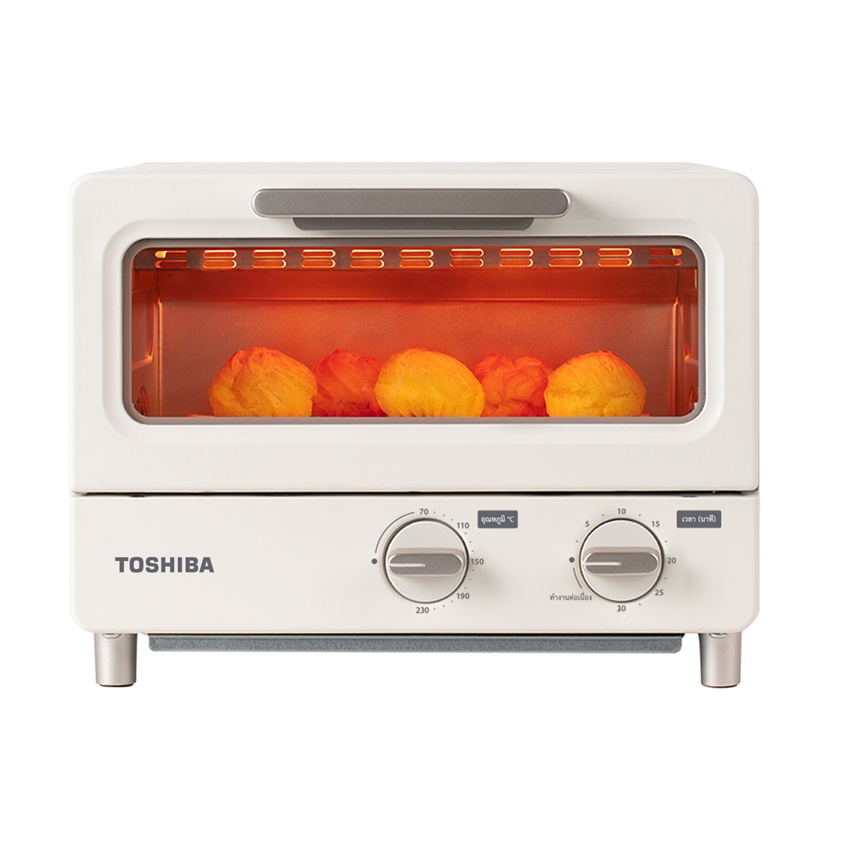 โตชิบา เตาอบไฟฟ้า 10 ลิตร สีเบจ รุ่น ET-TD7080(IV) TOSHIBA OVEN 10 L BEIGE ET-TD7080(IV) - รูปที่ 5