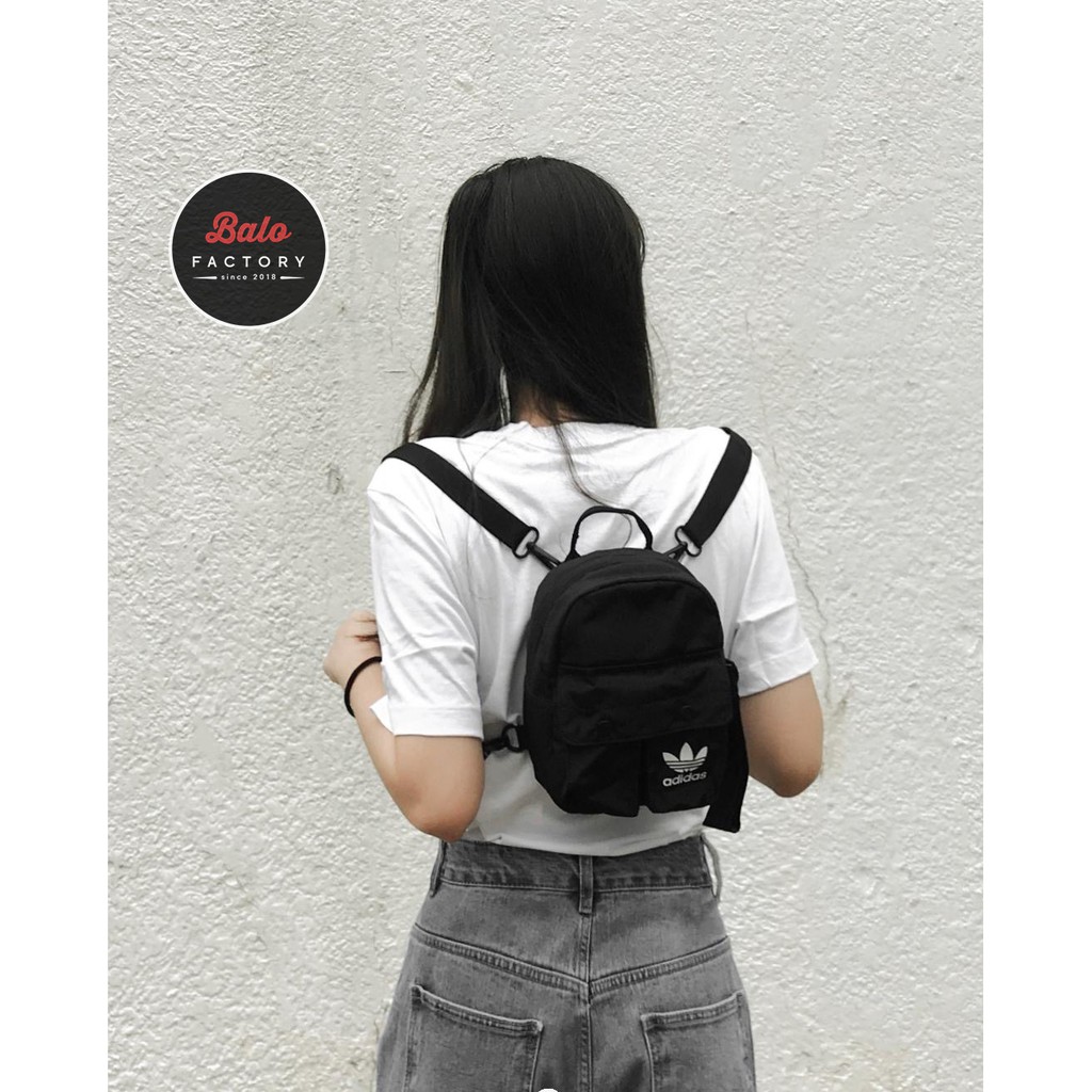 [ ใหม ่ ] Adidas $ Women 'S Fashion Backpack ORIGINALS CLASSIC ( ขนาดมินิ )
