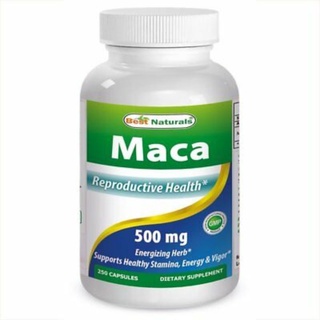 Best Naturals, Maca Root 500 mg 250 Capsules *Reproductive Health*