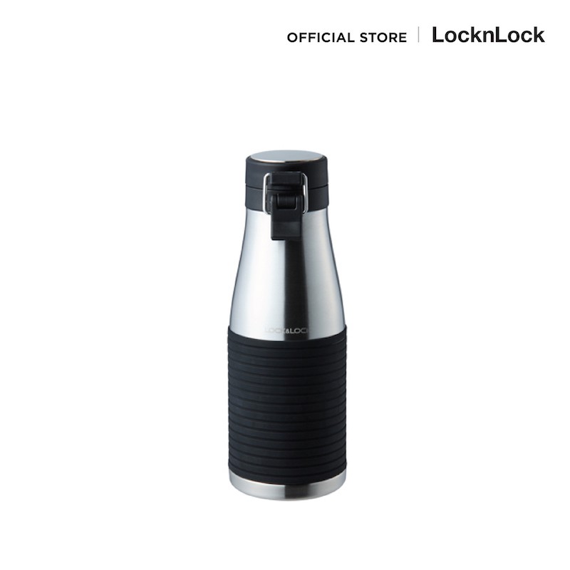 LocknLock ขวดน้ำเก็บอุณหภูมิ Cylinder TumblerBottle ความจุ 430 ml. รุ่น LHC4145SLV