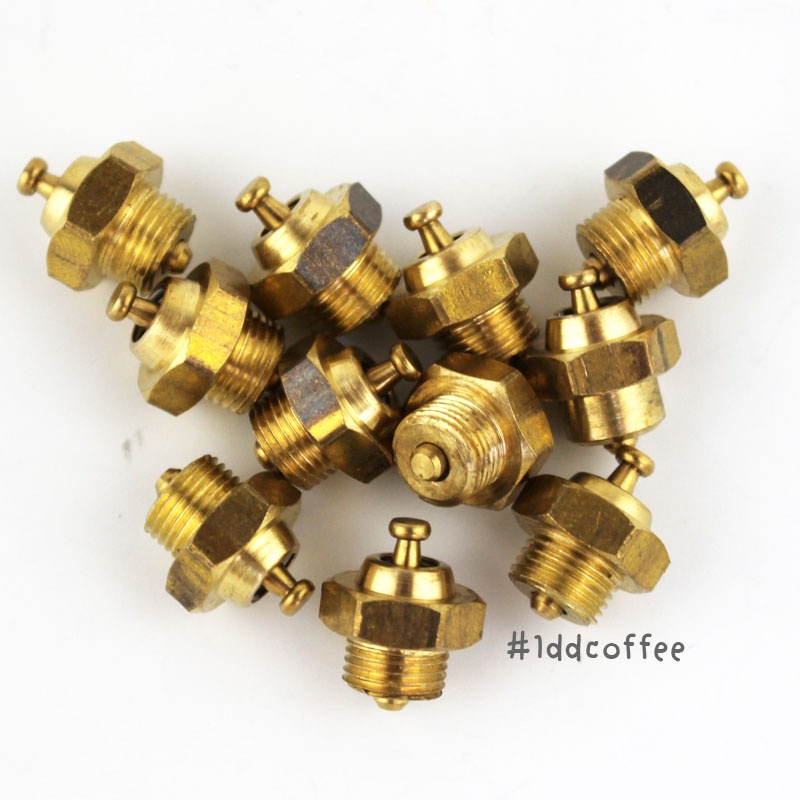 วาล์วเซฟตี้ เซฟตี้วาล์ว วาล์วลดแรงดัน วาล์วลดแรงดันหม้อต้มกาแฟ mokapot อะไหล่หม้อต้มกาแฟ โมก้าพอท วาล์วนิรภัย