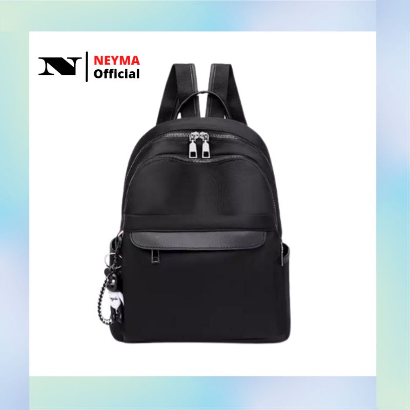 Hitam Neyma Official - School Backpack RUNA Backpack Carrying Bagpack Back Backpack for Women Girls 