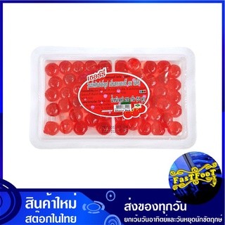 เยลลี่เชอร์รี่ กลิ่นสตรอว์เบอร์รี่ 220 กรัม (55ลูก) ดีลิคัพ Delicup Jelly Cherry Strawberry เยลลี่เจลาติน เยลลี่ เจลลี่