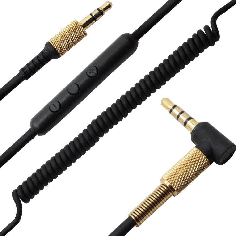 สายเคเบิ้ลต่อขยายหูฟัง ไมโครโฟน 3.5 มม. สําหรับ Marshall Major 2 3 4 Monitor Mid A.N.C