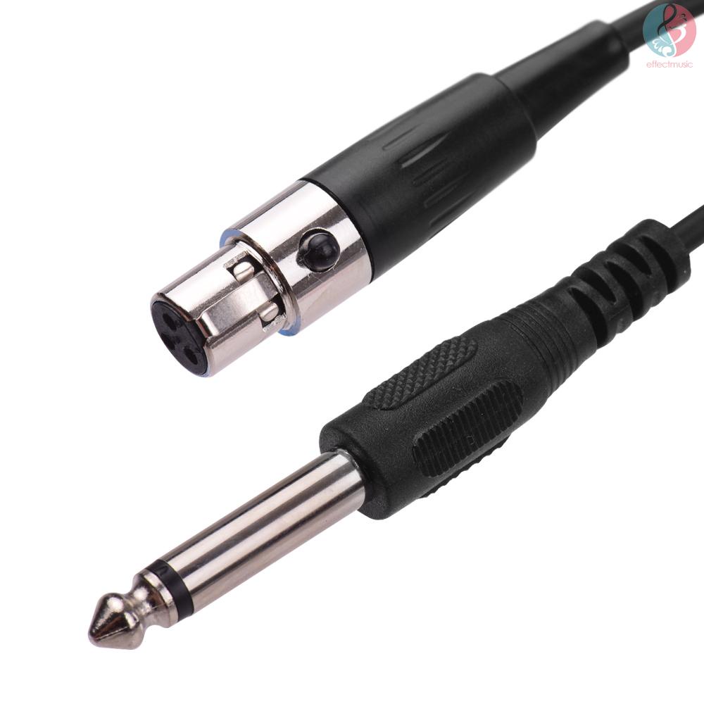 3-Pin Mini Xlr Connector (Ta3F) To 14 นิ้วสายเคเบิ้ลเชื่อมต่อไมโครโฟน ...