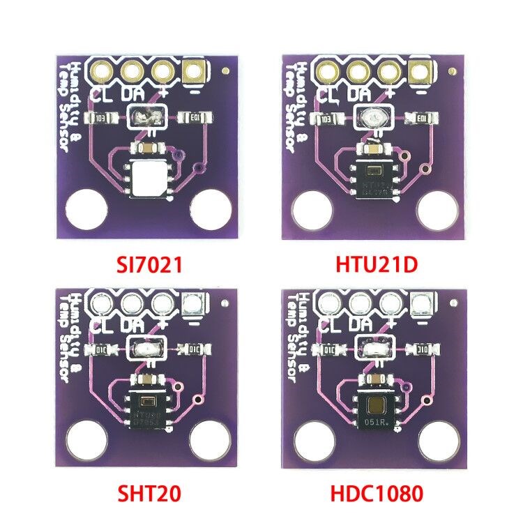 HDC1080 Si7021 SHT20 HTU21D โมดูลพลังงานต่ํา, GY-213V-HDC1080 ความแม่นยําสูงเซ็นเซอร์ความชื้นดิจิตอล