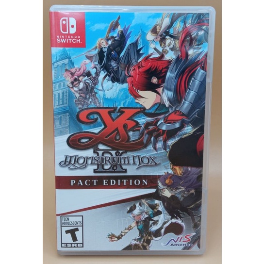 (มือสอง) มือ2 เกม Nintendo Switch : Ys IX Monstrum Nox สภาพดี #Nintendo Switch #game