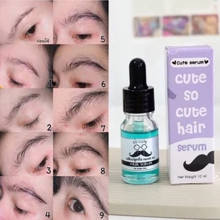 คิวท์ เซรั่ม Cute Serum เซรั่มปลูกคิ้ว หนวด 10ml.