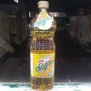 น้ำมันข้าวโพด ตราโกลเด้นดรอป ขนาด 1 ลิตร Golden Drop