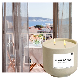 MN FORMULA CERAMIC CANDLE กลิ่น Fleur de mer ซัมเมอร์ในฝัน ขนาด L