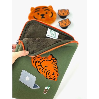 พร้อมส่ง!! Muzik Tiger Laptop iPad Pouch กระเป๋าใส่ iPad ขนาด 9-11 นิ้ว 22 x 29 cm ลายเสือ